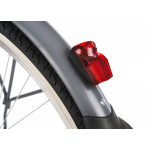 Svetlo na bicykel inštalácia: blatník Vellberg City červené 
